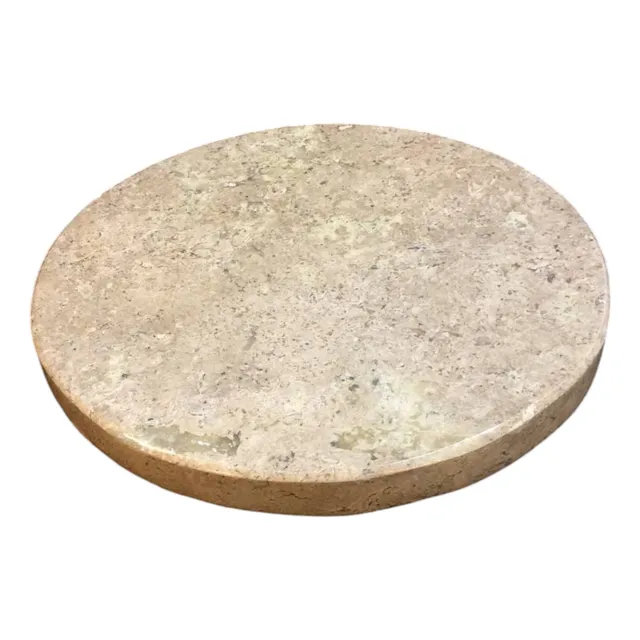 Base Giratoria Lazy Susan De Mármol Negro Monterrey 20cm