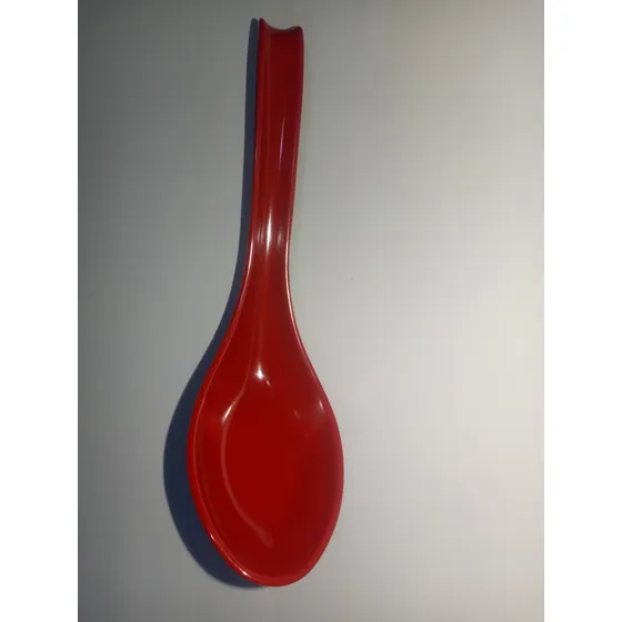 Cuchara Roja Y Negra De 6.25 PuLG  / Cocina De Sushi / China