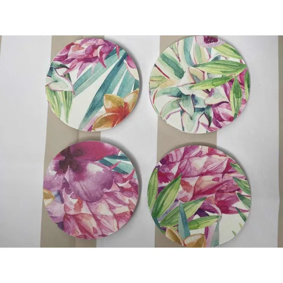 Posavasos Paq X 12 Unidades Circular , 11cm (40 Diseños)