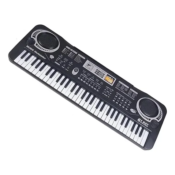 Piano 61 Teclas Completo Con Microfono Para Niño Navidad