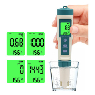 8 En 1 Medidor De Ph/ec/tds/orp/sg/h2/salinidad/temperatura 8 En 1 Medidor De Ph/ec/tds/orp/sg/h2/salinidad/temperatura