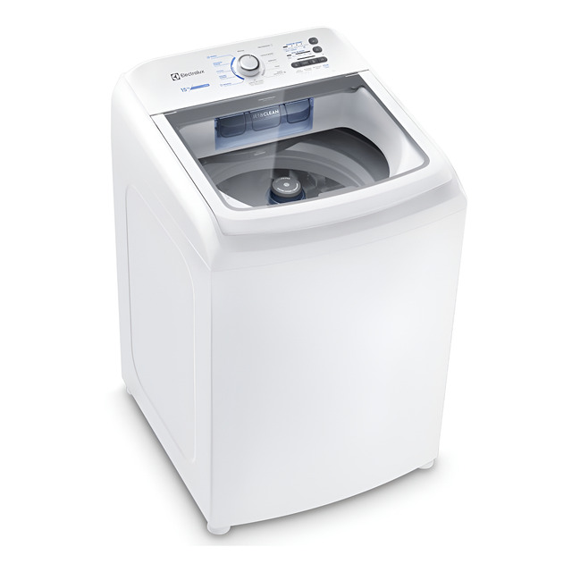 Máquina De Lavar Electrolux 15kg Branca Essential Care Com Cesto Inox E Jet&clean Led15