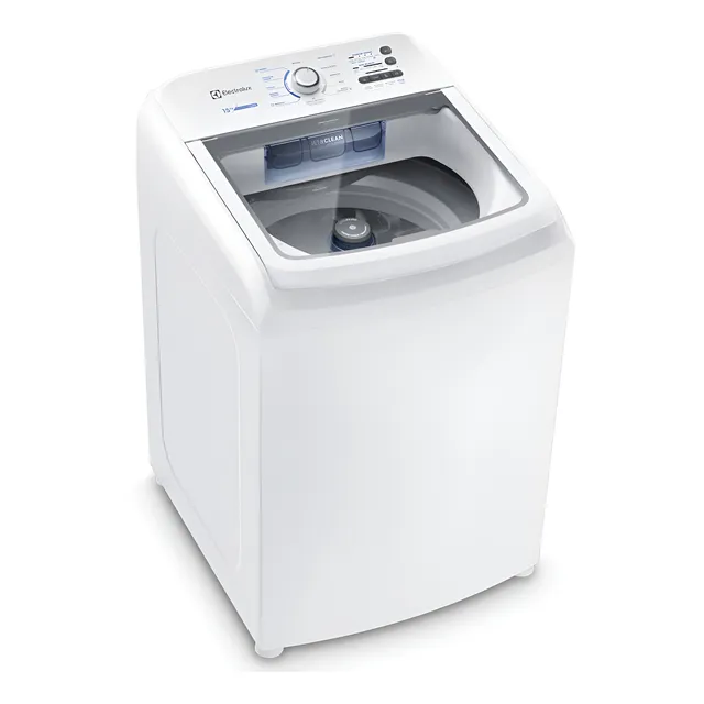 Máquina De Lavar Electrolux 15kg Branca Essential Care Com Cesto Inox E Jet&clean Led15