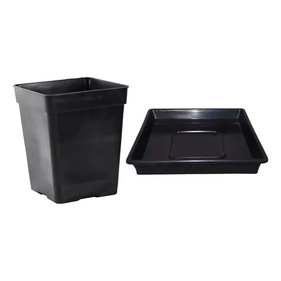 Maceta 11 Litros + Plato - Pack 10 Unidades - Envio Gratis.-