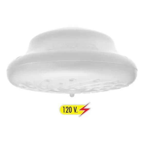 Ducha Eléctrica Zent Boccherini Automática 110v Blanca Color Blanco 110