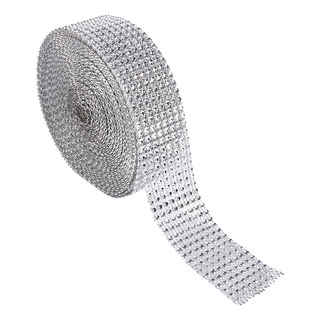 Rollo De Cinta De Malla De Diamantes De Imitación De 10 Yard Rollo De Cinta De Malla De Diamantes De Imitación De 10 Yard