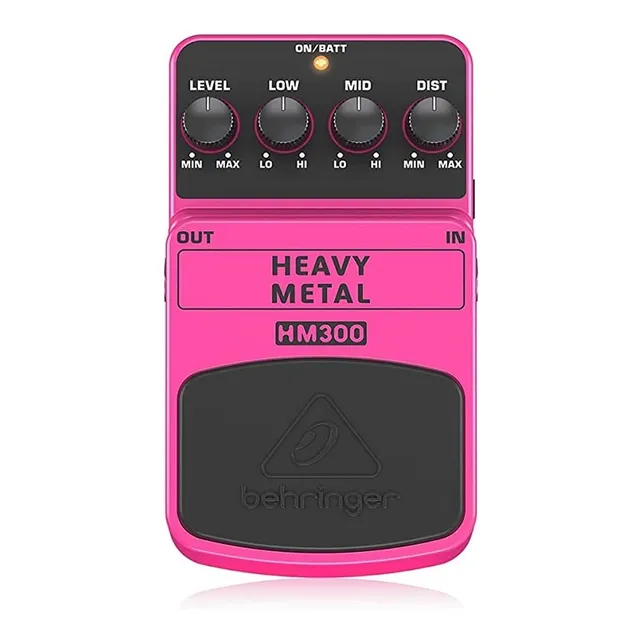 Pedal De Efectos Behringer Hm300 Distorsión Heavy Metal