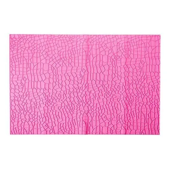 Ny Cake Fondant Impression Mat, Alligator O Crocodile Dwmmo