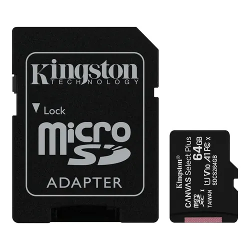 Memoria Kingston Microsd 64gb Con Adaptador - Tecnobox