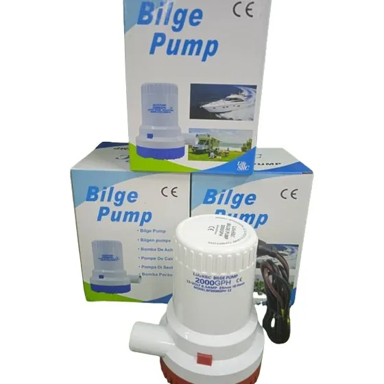 Bomba Achique Sumergible De 2000gph P/yates Lancha Bot Ca201