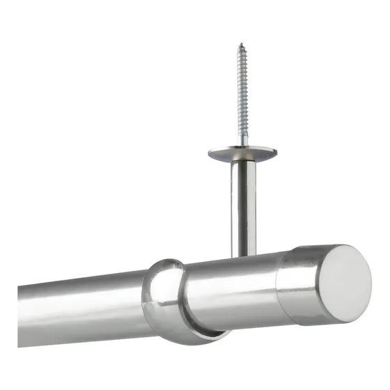 Kit Varão Cortina Teto Até 2,5m 28mm Alumínio (sob Medida)