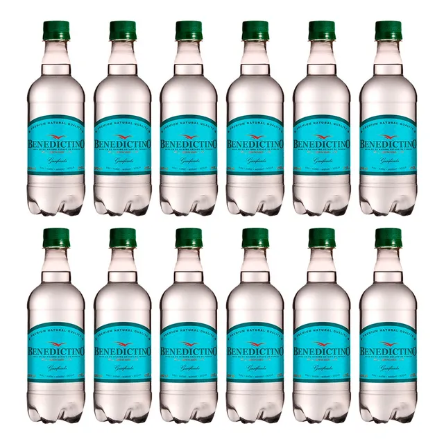 Agua Benedictino 500 Cc - Pack 12 Botellas - Elige Sabor