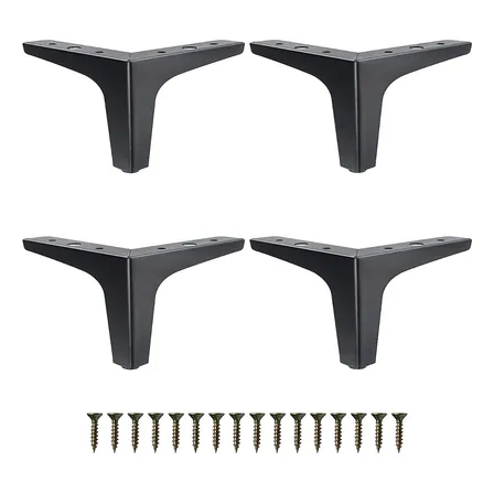 4 Pzs Patas Para Muebles Cama Sofá Elevadores Apilables 13cm