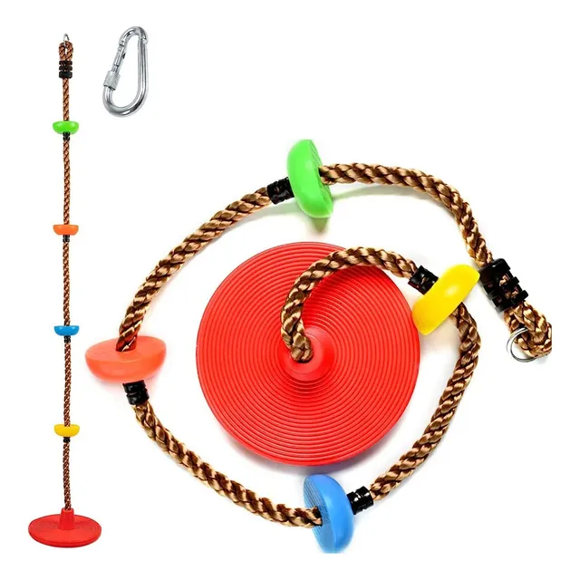 Columpio Mecedor Cuerda Escalada Multicolor Niños