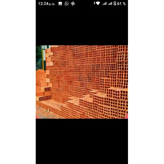 Bloques Ladrillos  Rojos Arcilla De 10 Y 15 