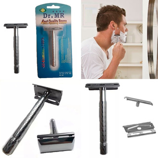 Paquete 2 Rastrillos Ecológicos Afeitar Clásico Doble Filo Paquete 2 Rastrillos Ecológicos Afeitar Clásico Doble Filo