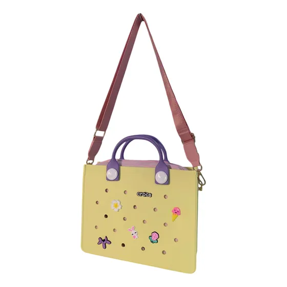 Carteras Estilo Crocs De Goma Modelo Exclusivo (forro)