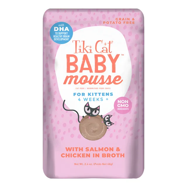 Tiki Cat Baby Pollo Salmon 68gr