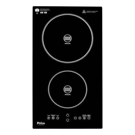 Cooktop De Indução Philco Pct11p 9 Níveis + Turbo 3400w Philco