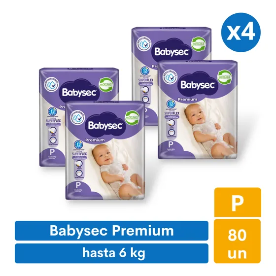 Pañal Babysec Premium  P