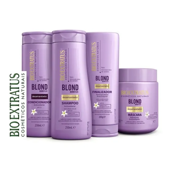 Kit Blond Bio Extratus Matizador Para Loiros 4 Produtos