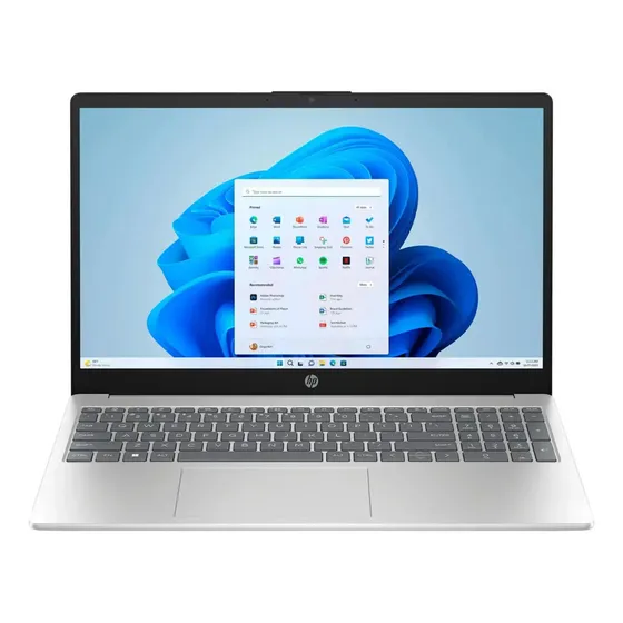 Notebook HP 15-fd0023dx 15.6 Fhd Touch de 256 GB/8 GB I3 W11 - prata