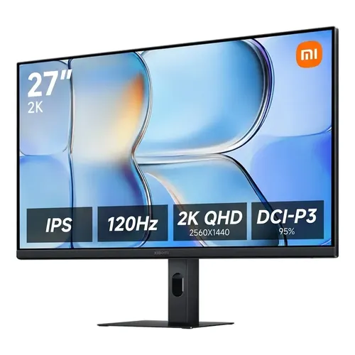 Xiaomi モニター A27Qi 27インチ WQHD Monitor Xiaomi A27qi, frequência do painel (máx.) de 100 Hz, 27