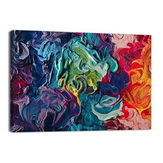Cuadro Decorativo Abstracto Canvas | Colorful Acrylic Paint Cuadro Decorativo Abstracto Canvas | Colorful Acrylic Paint