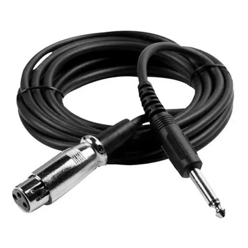 Cable Micrófono Dj 1/4 Stereo A Xlr Canon Hembra 10m Nuevos!