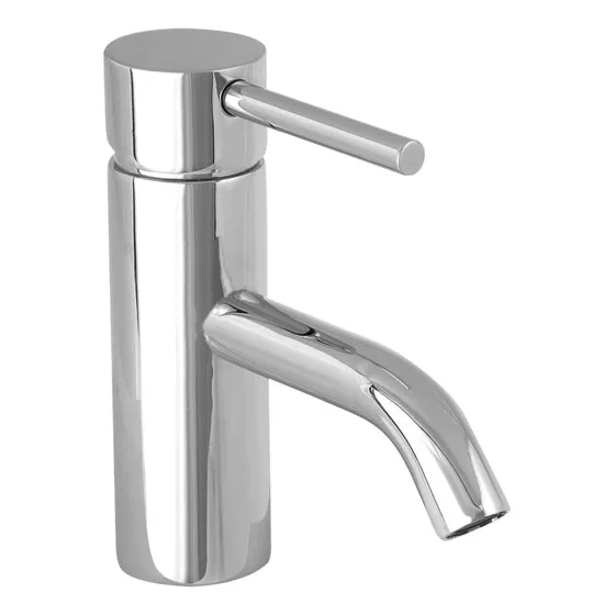 Monomando Urrea Para Lavabo Neo Contra Tipo Click 9420eo Color Plateado