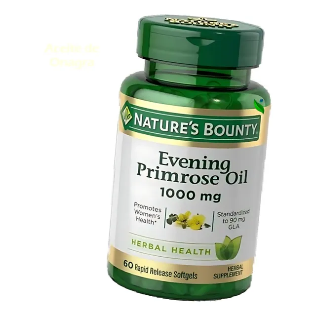 Aceite De Onagra / Prímula 1,000mg X 60 Cápsulas
