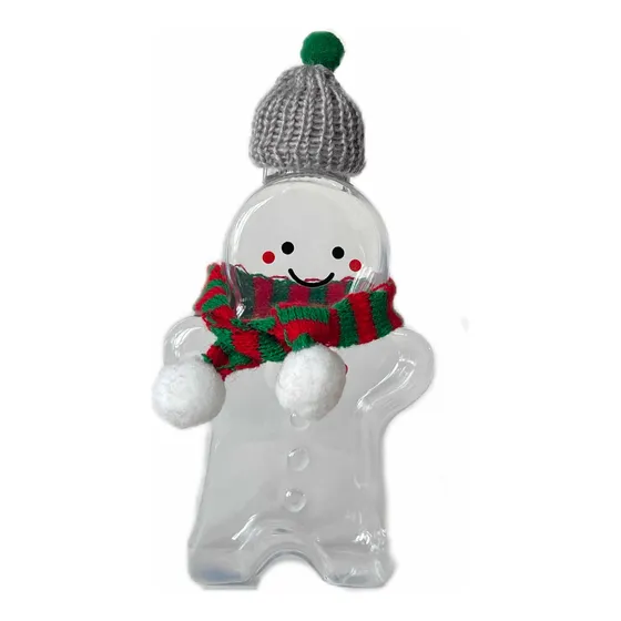 Botella Forma Galleta De Jengibre Navidad Para Líquido 400ml