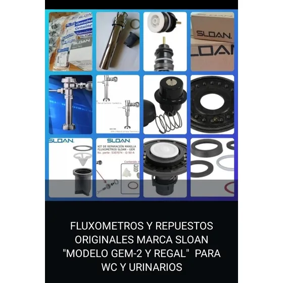 Fluxometro Sloam Repuesto A-36-a,a-37-a Originales Wc Y Urin