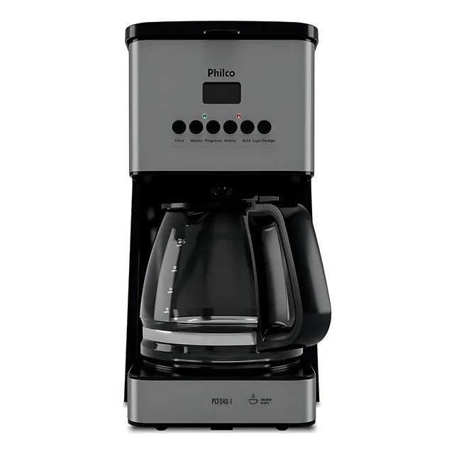 Cafeteira Philco 40 Cafezinhos 1000w Painel Digital Pcf40b Cor Preto