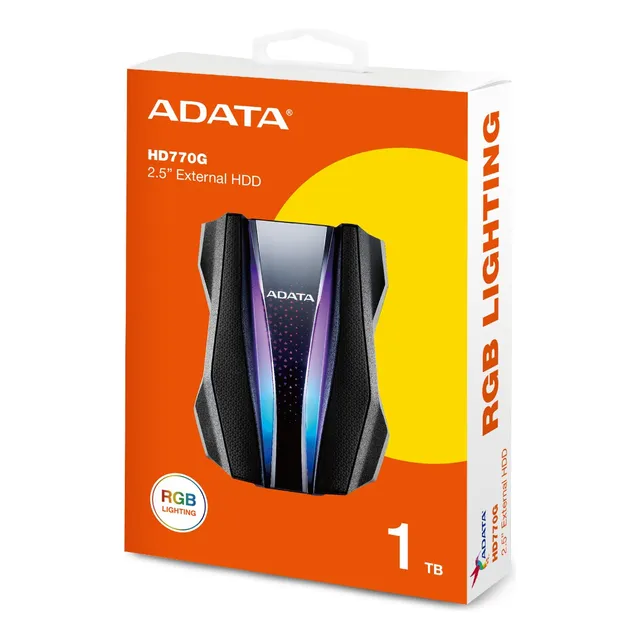 Disco Duro Externo Adata 1tb Negro Ahd770g-1tu32g1-cbk