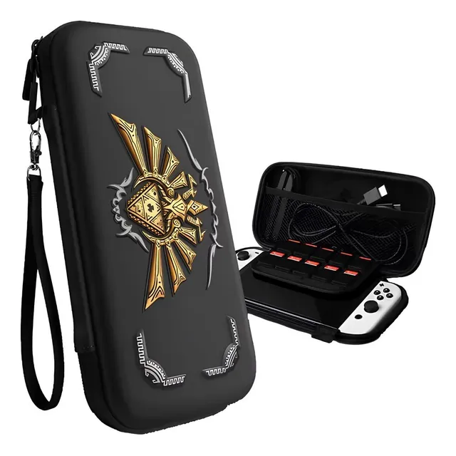 Estuche Nintendo Switch Zelda Negro Funda Rigida