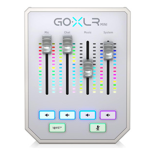 Mezcladora De Audio Tc-helicon Goxlr Mini-wh De 4 Ch -blanco Mezcladora De Audio Tc-helicon Goxlr Mini-wh De 4 Ch -blanco