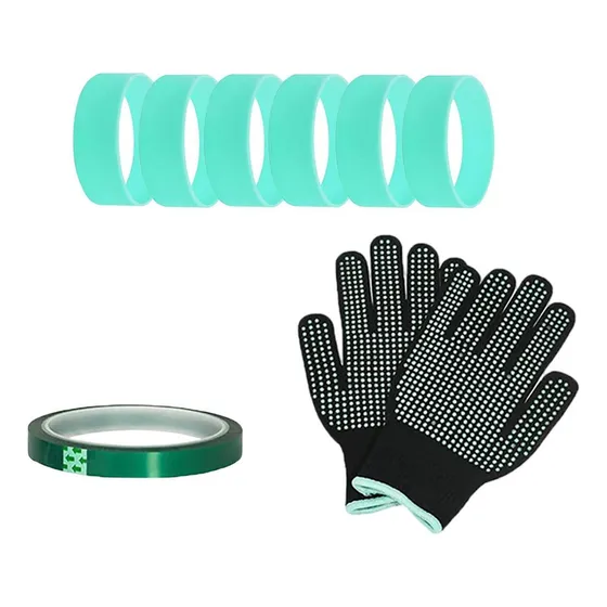 Zx 6 Peças De Bandas De Silicone Para Sublimação Com Luvas