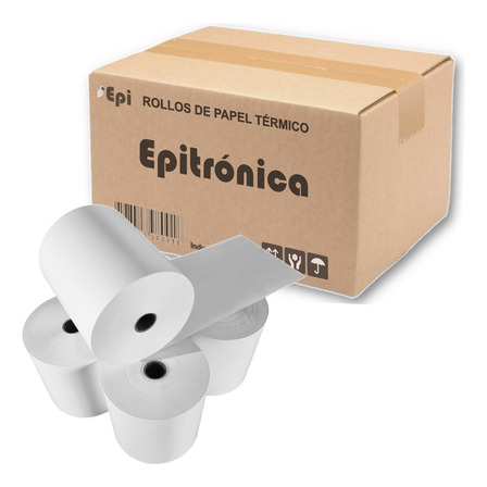 Pk 20 Rollos Papel Térmico 80x50 Ticket Comandera, Fiscal Pk 20 Rollos Papel Térmico 80x50 Ticket Comandera, Fiscal