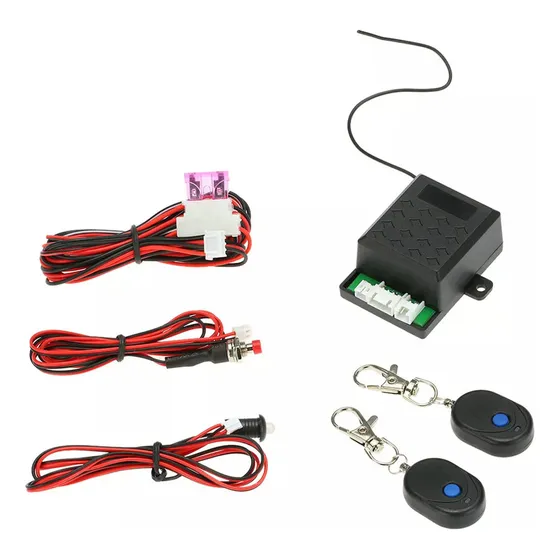 Alarma Antirrobo Para Motocicleta Con Arranque Remoto Y Cont