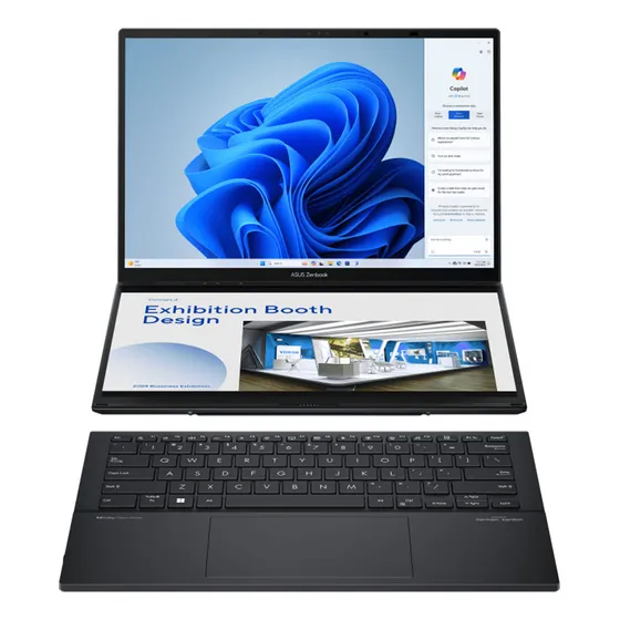 Portátil Asus Zenbook Duo Intel Ultra I9 185h Ram32gb Ssd1tb Color Negro