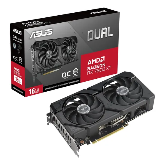 Tarjeta De Video Asus Dual Radeon Rx 7600 Xt Oc Edition 16g