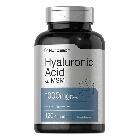 Acido Hialuronico Con Msm 1000 Mg 120 Capsulas Horbaach