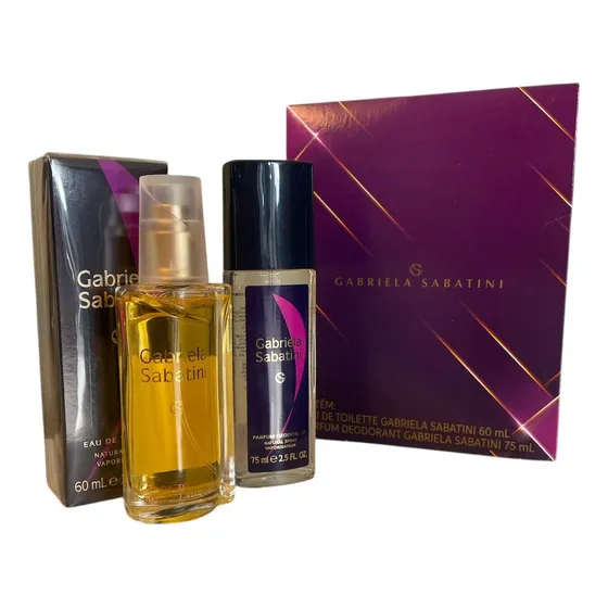 Gabrila Sabatini Kit 60ml + 75ml Desodorante Selo Adipec Nf