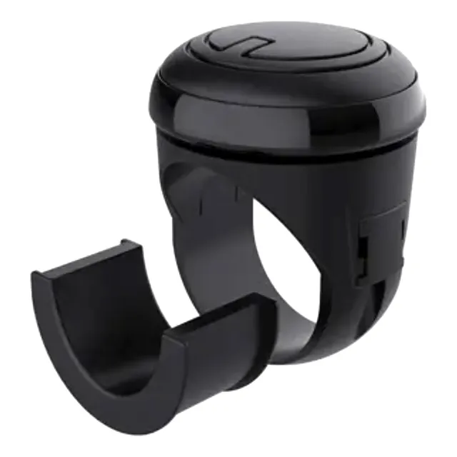 Perilla Volante Pomo Manejo Facil Gira  Auto  Silicona Negro