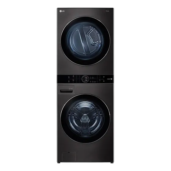 Torre De Lavado Y Secado Washtower LG 14kg Wk14bs6 Color Negro