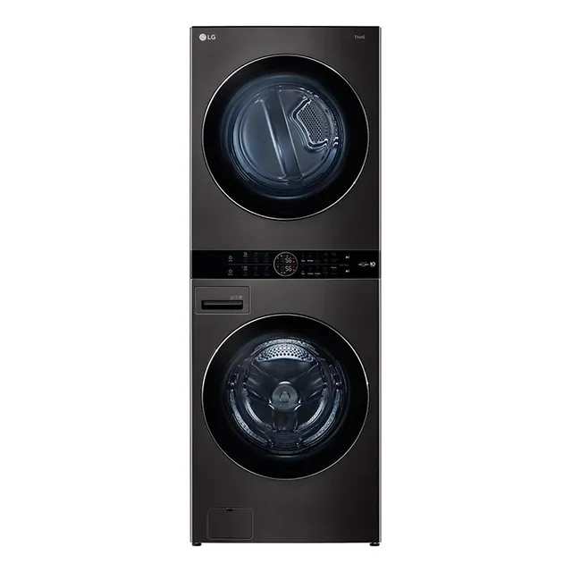 Torre De Lavado Y Secado Washtower LG 14kg Wk14bs6 Color Negro