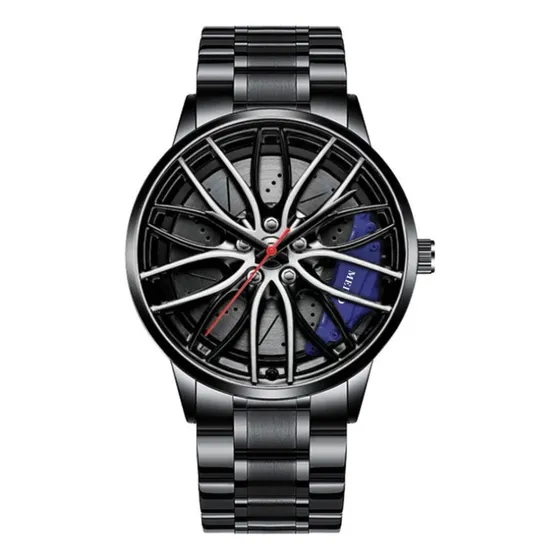 L Reloj Rin De Auto Deportivo Giratorio Acero Inox - 2025