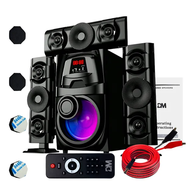 Minicomponente Dm-y11 3.1, Luz Rgb, Bluetooth, Usb, Sd.