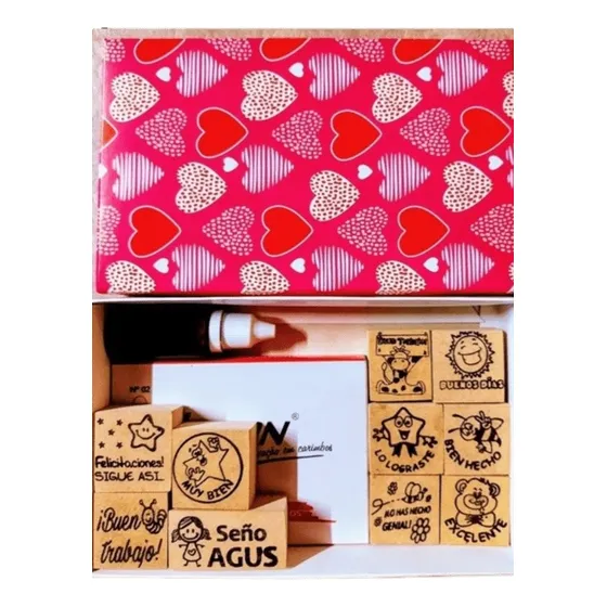 Kit Sellos Maestras 26 Diseños